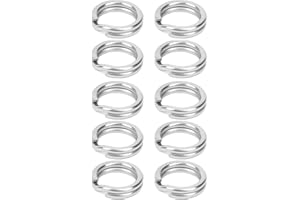 G.T.R Split Ring Sprengringe Stainless Steel 10 Stück