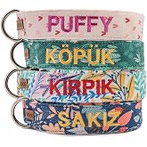 Lusi Doog İsimli Tasma İsimli K&ouml;pek Tasması Kişiye &Ouml;zel K&ouml;pek Boyun Tasması I K&uuml;&ccedil;&uuml;k, Orta ve B&uuml;y&uuml;k Irk K&ouml;pekler I Desen Se&ccedil;en