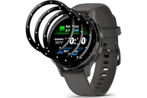 Vuciya 3 sztuki do Garmin Venu 3s Screen Protector, Anti-Bubble, Easy Install, Anti-Scratch HD TPU folia ochronna, zakrzywiona pełna pokrywa, kompatybilna z Garmin Venu 3S
