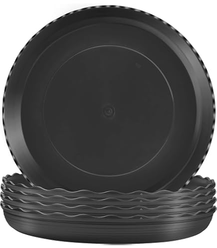 10 Pack Plant Saucer 20 Inches Plant Trays For Pots Plastic