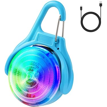3 stuks lichtgevende hondenhangers, 3 instelbare modi, USB-oplaadbaar