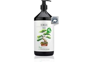 ‎GREEN HOME LOVE NATURE Green Home Bonsai Dünger 1 Liter | Hochwirksamer Bonsaidünger für kräftiges Wachstum | Bonsai Dünger flüssig mit Spurenelementen |Einfach zu dosieren | Ideal für Indoor und Outdoor Bonsai