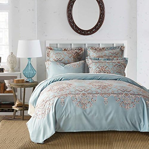 RoyalPie -Duvet Cover Sets- Multi Printed Pattern -Reversible -Machine Washable -with Zipper Closure -3 Piece Bedding Set (Queen, #01)