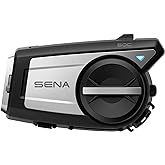 Sena 50C motosiklet iletişim ve 4K kamera sistemi, Harman Kardon imzalı ses, premium mikrofon ve hoparl&ouml;rler ile entegre ağ i