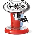 illy Coffee Maker Machine X7.1, Iperespresso Capsule Pods Coffee Machine with Milk Steamer, Red