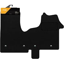thumbnail image 2 of GGCCM Black Carpet Rear Mat For Renault Trafic / Vauxhall Vivaro Van LWB 2014-2019 2 of 6