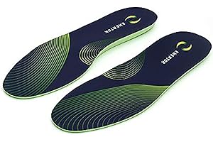 Enertor Ultimate Walking Insoles with PX1 Shock-Absorbing Technology. Relief for: Plantar Fasciitis, Shin Aplints, Achilles Tendonitis, Runners Knee, Foot & Heel Pain
