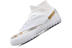 Puvvtyi Fussballschuhe Herren Leichte Fussballschuhe Ohne Stollen Fußballschuhe Jungen Mädchen