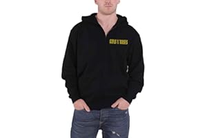 Guns N' Roses Kapuzen-Sweatshirt Classic Band Logo, offiziell, Herren, Schwarz