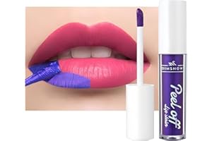 BQQCOB Lip Stain Peel Off - Lip Tint Lip Stain Long Lasting - Lip Tattoo Peel Off -Transfer Proof, Matte Finish, Waterproof Formula, Lip Makeup For Women