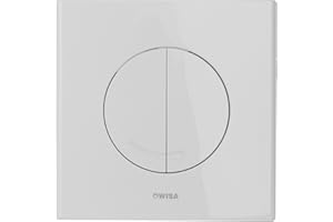 ASSOCU Wisa Excellent XS Plaque de commande double chasse pour bâti de WC Excellent XS - Blanc