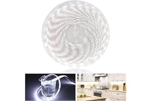 Arotelicht Taśma LED, 12 V, 5 m, 300 diod LED, wodoszczelna, zimna biel, 6000 K, 5050 SMD, listwa świetlna, 12 V, 60 diod LED/M (zimna biel, tylko 5 m paska, IP65)