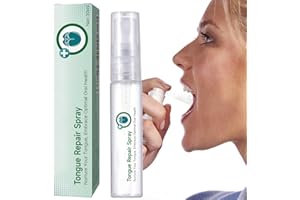 Teegxddy 1 Pièces Spray de Réparation de la Langue,Rafraîchissant pour L'haleine,Spray De Soulagement de la Langue,Langue Spray pour la Mauvaise Haleine