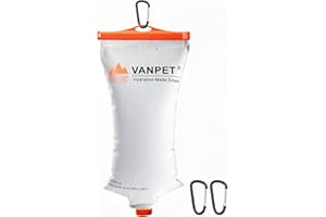 VANPET Water Bag 2L/70oz Compatible with Sawyer Squeeze Mini Micro Versa Flow Water Filters Water Bag,Attaches to Filters with a 28mm Thread