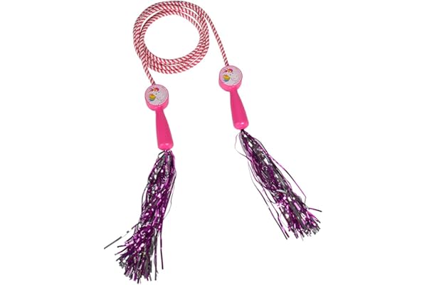 Simba 107302268 Corde à sauter licorne avec pompon, corde 220 cm, à partir de 5 ans