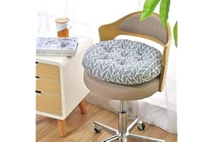 Morbuy Home Colourful Round Seat Pads, 100% Cotton Comfortable Garden Kitchen Dining Chair Cushion Many Colours for Cushions Indoor Outdoor Décor (50 * 50,diamond)