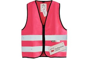 Salzmann 3M Gilet de sécurité pour enfants - Fabriqué avec du matériau réfléchissant 3M