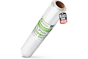 ‎V1 TRADE V1 TRADE Stretchfolie 500mm Transparent Strechfolienrolle - Wickelfolie - Handstretchfolie 285m/50cm Verpackungsmaterial - Verpackungsfolie - Folie Für Möbel - Folien Für Umzug - Umzugsfolie