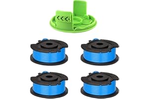 YWNYT Bobina per decespugliatore Greenworks, 1,65 mm x 4,9 m, bobina per decespugliatore Greenworks G24LT G24LTK2 G24LT30M G24LT30MK2, bobina per decespugliatore per Greenworks serie 24V