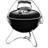 Weber Smokey Joe Premium k&ouml;m&uuml;r mangalı, taşıma saplı, 37 cm, siyah (1121004) | Taşınabilir tasarım, porselen emaye kapak ve k