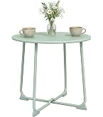 Table D'Appoint Hespéride Saona D70cm En Acier époxy - Idéale Extérieur