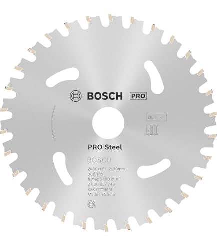 1 Lame De Scie Circulaire SabreCut SCCSM136_32-136 Mm - 32 Dents X 20 Al Sage 16 Multi Mat Riaux Pour Le Metal Bois Plastique Compatible Avec Bosch Dew