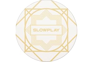 SLOWPLAY Nash - Fichas de póquer de cerámica a granel, fichas de póquer de cerámica de grado casino de 10 gramos para Texas Hold'em, fichas profesionales de 39 mm, paquete de 50 (blanco)