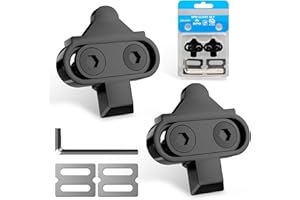 HAPPY FINDING Calas de Bicicleta de Carreterapara SPD Compatible con Pedales, Placas de Pedales, calas MTB Juego de Accesorios para Bicicleta para Shimano