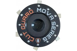 CUT GUARD Disco de cuchillo compatible con Mova 600, 1000 con protección con 6 cuchillas – Robot cortacésped plato y plato de cuchillo, no bloqueado por hierba, duradero y seguro