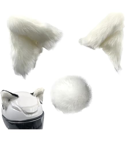 Oreilles De Lapin En Peluche Pour Casque - Paire D'accessoires Décoratifs Pour Casque Moto, Vélo, Ski