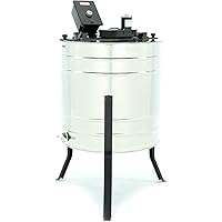 LYSON 4-Waben Honigschleuder Diagonalschleuder Ø500 elektrisch, Honigextractor mit elektrischem Antrieb aus…