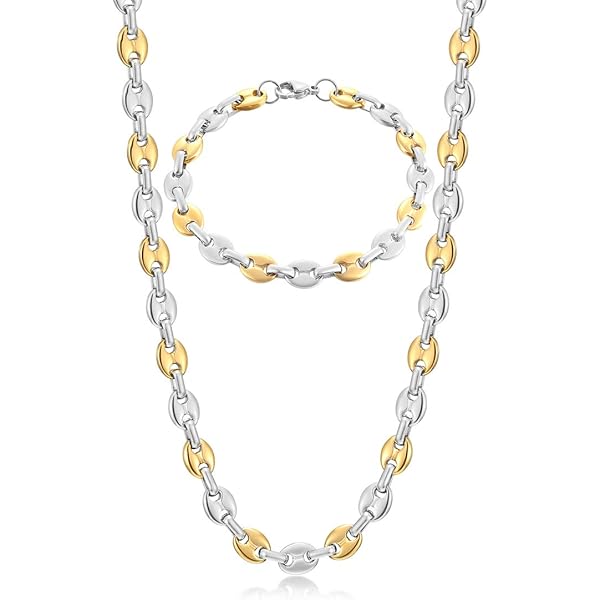 NKlaus Collana Argento 925 Con Catana A Chicchi Di Caffè - 55 Cm, Larghezza 3,5 Mm, Peso 7,98 G - 2