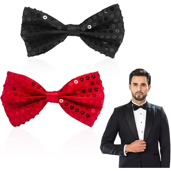 Nœud Papillon Pré-noué Strass Pour Homme - Longueur Réglable, Brillant, Pour Mariage, Fête, Soirée