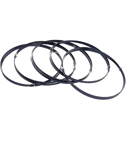 Lot De 2 Lames De Scie à Ruban 1490 X 6 X 0.4 Mm - 6 Dents/pouce - Pour Scheppach Basato 1 Et Autres