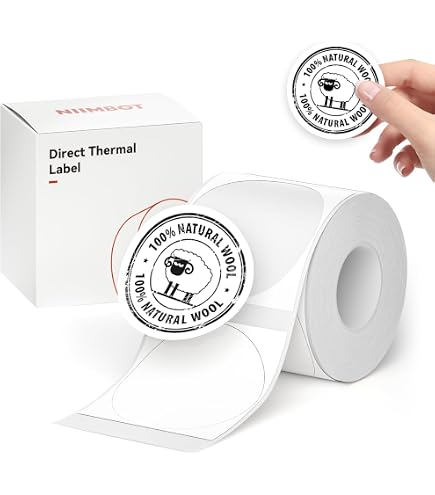Ruban Adhésif Thermique NIIMBOT Pour B21/B1/B3S - Étiquettes Imperméables 40x30mm - 230 Par Rouleau