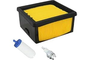 YIUS Filtre à air, filtre à carburant et bougie d'allumage pour scie Husqvarn-a K760/K770 Cu-t Off, kit d'accessoires de bougie d'allumage Cu-t Off Air pour Husqvarn-a K760 K770