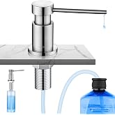 CEICPA Soap Dispenser for Kitchen, Soap Dispenser for Sink with 500 ml Bottle and 1.2 m Extension Hose, 360&deg; Rotating Pump, B