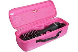 Hermitshell - Custodia da viaggio per asciugacapelli Revlon e spazzola volumizzante ad aria calda (rosso prugna)
