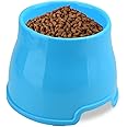 Long Ears Dog Bowl, Spaniel Dog Bowl, Pet Feeding Elevated Bowl for Food and Water, Non-slip Tall Feeder Bowl, Raised bowl for Small Medium Large Dog Breeds (L, Blue)