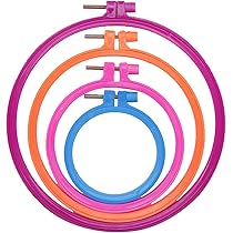 Set 12 Telai Per Ricamo In Bambù Da 10cm - Cerchi Circolari Per Cucito E Fai Da Te - Foto 11