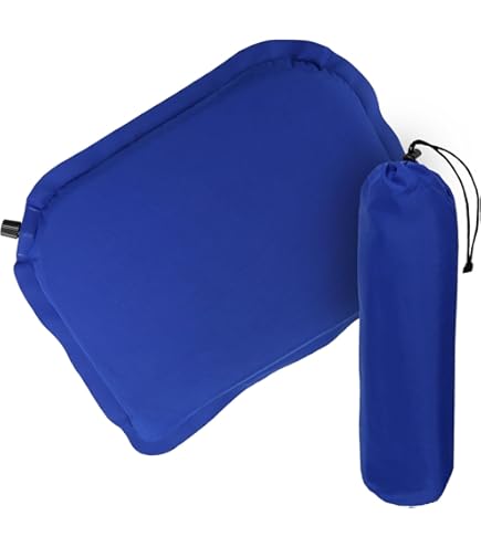 ETROL Aufblasbares Sitzkissen, Tragbares leichtes Reise-Luftsitzkissen - 17.3''x13.4''x2'', Feuchtigkeits- und Wasserbeständige Campingstuhlmatte für Outdoor Büro Stadion Bleicher Flugzeug Auto (Grün