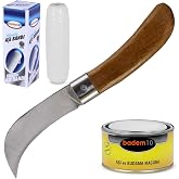 Bayram Aşı Bı&ccedil;ağı Eğri U&ccedil;lu Bağ Bı&ccedil;ağı &Ccedil;akısı + Aşı Bandı + Aşı Macunu (3'L&Uuml; SET)