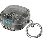 Rongep Samsung Galaxy Buds4 Pro/Buds 4 i&ccedil;in Kılıf [G&uuml;venlik Kilit Tasarımlı] Transparent-Lock Kulaklık Kılıfı Sararmaya Dayan