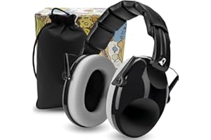 Prismia Cascos Insonorizacion para Estudiar + Bolsa Portátil - Cascos Antiruido para Estudiar - Protección Auditiva - Cascos Obra Cancelación de Ruido - Cascos Aislantes del Ruido SNR 32dB