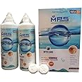 MD Style MPS Multi purpose Contact Lens Solution Combo Pack with Free Lens Case & Lens Holder - 360 + 360 ML