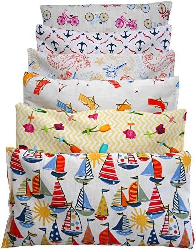 Eye Pillow "Pack 6 - Summer 2018" | Lavender and Rice Seeds | Yoga, Meditation, Relaxation, Eye Rest ...