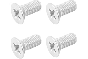 GTLM 4PCS Brake Disc Rotor Screws Kit for Front Rotors and Brake Pads,Stainless Steel Screws for Brake System,OEM#936-000-601-40-H Compatible with Honda Accord Civic Acura CL (4PCS)