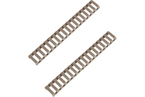 ‎RANSTAC Ranstac Picatinny Rubber Rifle Handguard Protector Hitzebeständig Ladder Rail Cover Schiene Abdeckungen Gummi für 20mm Picatinny Weaver Schiene, Waffenzubehör Set CJ/JT