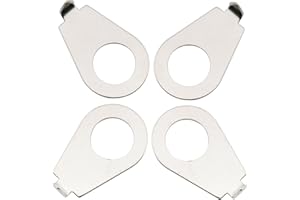 Musiclily Pro Metric 8,5 mm Stahl Guitar Knob Pointers LP Knobs Positions Markierer für Epiphone Les Paul E-Gitarre, Chrom-Nickel (4er Set)