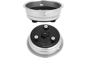 MJKO Cestello Filtro caffè in Acciaio Inossidabile Rimovibile, Filtro Ultrafine, Facile da Pulire, Design di qualità Premium, Accessori per Macchina da caffè per L' (Porzione singola)